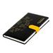 1pcs Business Notebook Skin Sensation Leather A5 Notebook Black College Student Diary Record Book - black