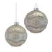 Snowflake Mercury Glass Ball Ornament (Set of 6)