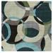 Mayflower Handmade Modern Circles Wool Area Rug