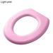 Washable Reusable All Seasons Seat Cushion Bathroom Accessories Toilet Washer Toilet Seat Cushion Toilet Seat Pad LIGHT PINK