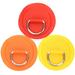 Frcolor 3Pcs Surfboard Cord Rings Boat Ring Fittings Kayak Back Buckle Kayak Cords Fixing Buckle