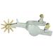 AI Hilason Western Horse Riding Sante Fe Stainless Steel Solid Brass Rowel Spur