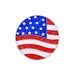 USA Flag Glitzy Ball Marker with Magnetic Hat Clip