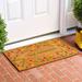 Red Barrel Studio® Filemn Non-Slip Door Mat Coir, Rubber in White | 36 H x 24 W x 0.6 D in | Wayfair 0246EA09DE2A4C8DA412A96EE71E540C