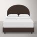 AllModern Emre Upholstered Bed Upholstered in White/Brown | 58 H x 78 W x 83 D in | Wayfair 10686E4530D14006BFBF1DA06E7E2060