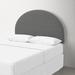 Joss & Main Fabria Headboard Upholstered/Polyester in Gray/White | 58 H x 79 W x 3 D in | Wayfair D55F5A08B860441C835414E0833DBC6C