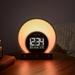 La Crosse Technology Mood Light Electric Alarm Tabletop Clock Plastic/Acrylic in Black | 6.71 H x 6.81 W x 2.69 D in | Wayfair W74146-INT