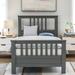 Red Barrel Studio® Wood Platform Bed w/ Headboard Wood in Gray | 42.16 H x 43.46 W x 75.77 D in | Wayfair 043E582F598345259FF5F0834092D826