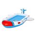 TOMSHOO 71 Inflatable Airship Sprinkler Pool for Kids Splash Water Playing Pad Swimming Pool Summer Water Toys