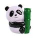 Temacd Panda Squeeze Toy Eyeball Burst Cartoon Panda Hold Bamboo Ornament Soft TPR Eye Popping Animal Doll Stress Relief Toy Party Favor Black White