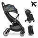 LIONELO Julie One Buggy Kinderwagen bis 22 kg, verstellbare Rückenlehne und Fußstütze, Moskitonetz, Beinwärmer, Getränkehalter und Transporttasche, zusammenklappbar