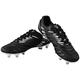 VIZARI Men's Valencia SG Soft Ground Football Boots for Soft or Wet Playing Surfaces and Fields (Black/White, 10.5 UK / 11.5 US Men's)