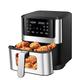 7L Air Fryer, 10-in-1 Smart Air Fryer with Visible Cooking Window, 1500W Air Fryers with Removable Basket, Timer & Temperature Control, LED One Touch Screen, Included Recipe