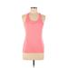 Adidas Active Tank Top: Pink Activewear - Women's Size Medium