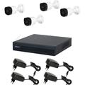 Kit Videosorveglianza 4 Telecamere 5 Mpx Dahua Dvr 4 Canali