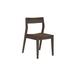 Wade Logan® Linzy Solid Wood Low Back Side Chair Wood in Brown | 32.75 H x 19.75 W x 23.25 D in | Wayfair 86976750771C42399763BF58EA9146ED