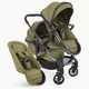 iCandy Peach 7 Double Pushchair And Carrycot - Olive Green