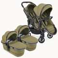 iCandy Peach 7 Twin Pushchair And Carrycot - Olive Green