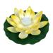 LED Lotus Light Floating Flameless Candles Light Battery Operated Lily Light Flower Waterproof Night Lamp for Pool Fish Tank Wedding Party Decor Buddhist Prayer Lights