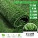 GOTGELIF Artificial Grass Turf 6.56x49.2FT Realistic Artificial Grass Rug 15mm Height Natural Looking Fake Grass Outdoor Rug for Garden Lawn Landscape Indoor Outdoor