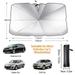 BAMILL Car Windscreen Sun Shade Sunshade UV Heat Reflective Visor Umbrella Front Cover