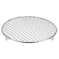 Uxcell Round Cooking Rack 9.7-inch Stainless Steel Cross Wire Barbecue Grill Net Racks with Legs