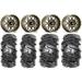 ITP Hurricane 14 Wheels Bronze 26 Moto MTC Tires Sportsman RZR Ranger