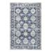 Machine Washable Area Rug for Living Room Bedroom Vintage Distressed Rug Carpet Navy Blue