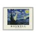 Stupell Industries Van Gogh UFO Roswell NM Travel & Places Painting Gray Framed Art Print Wall Art