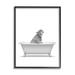 Stupell Industries Farmhouse Sheep In Bathtub Animals & Insects Painting Black Framed Art Print Wall Art