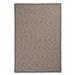 Colonial Mills Rug Natural Wool Houndstooth - Latte 10 in. square Braided Rug