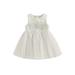 Lieserram Toddler Kids Girl Princess Dresses 6 12 18 24 Months 2T 3T 4T 5T Summer Sleeveless Pearl Lace Party Tutu Gown Dress