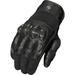 Scorpion Hybrid Air Mens Leather Motorcycle Gloves Black 3XL