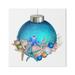 Stupell Industries Nautical Sea Life Holiday Ornament Holiday Painting Gallery Wrapped Canvas Print Wall Art