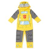 Transformers Bumblebee Toddler Boys Zip Up Costume Coverall