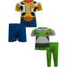 Disney Boys Toy Story Buzz Lightyear and Woody Toddler Cotton 4 Pc Pajamas (2T)