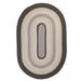 Colonial Mills 2 x 11 ft. Brooklyn Traditional Oval Rug Slate