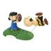 Department 56 Peanuts Village Accessories Lucy and Charlie Brown a Fall Tradition Figurine