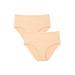 Plus Size Women's Everyday Smoothing Brief by Comfort Choice in Nude (Size 12)