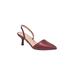 Women's Valencia Heel Slingback by Halston in Burgundy (Size 6 1/2 M)