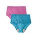 Plus Size Women's Lace Incontinence Brief 2-Pack by Comfort Choice in Midtone Pack (Size 15)