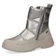 CAPRICE Damen Winterstiefeletten ohne Absatz Airmotion mit Reißverschluss Gefüttert Weite G, Beige (Warm Grey Co), 36 EU