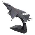 SALALIS 1:72 Scale Model Airplane, British Harrier Harrier Jet Vertical Lift Alloy Aircraft Fighter Model Die Cast Metal Model Airplane Model for Collection