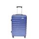 House Of Leather Medium Size Four Wheel Suitcase Hard Shell Luggage Conney (Navy, Medium)