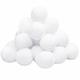 100 Pack SnowBalls for Kids Indoor, Plush Indoor Snowball Fight Set, Fake Snowball Kids Toys, Soft Artificial Snowballs for Multiplayer Outdoor Throwing Game Winter Christmas Decorations Gift