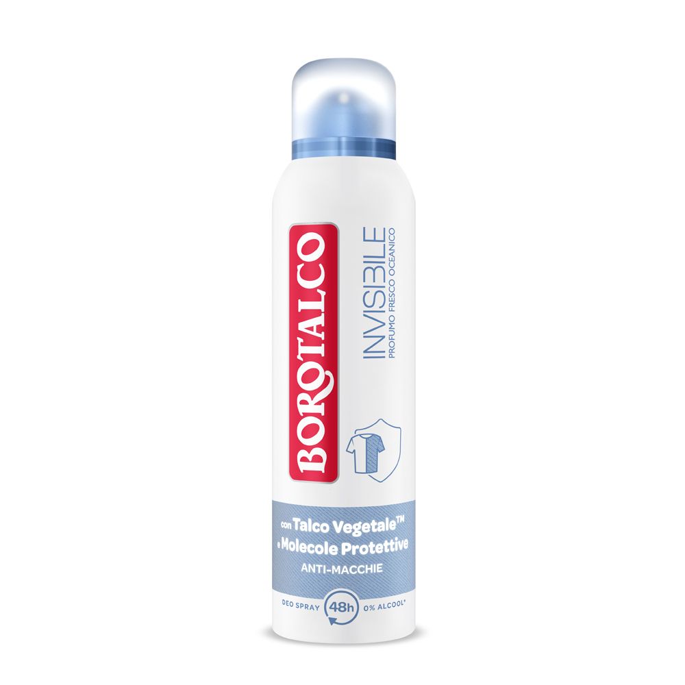 Borotalco Deodorante Invisibile Azzurro Spray (150ML) 150 ml