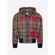 Burberry Kids Jacket Horseferry Print Check Lightweight Hooded Jacket Size 12 Yrs