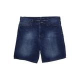 CALVIN KLEIN JEANS Denim Shorts - Mid/Reg Rise: Blue Bottoms - Women's Size 29