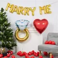 Ballons à air avec inscription "Will You Marry Me" 16 pouces 7 pièces/lot décorations de fête