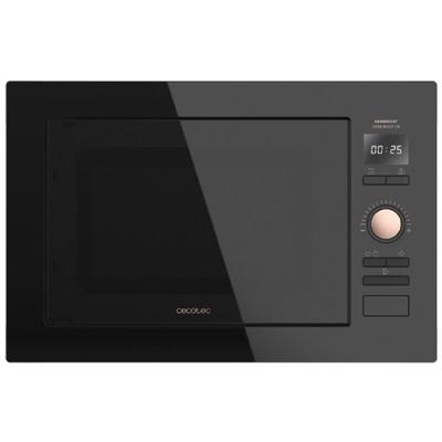 Cecotec - Einbau-Mikrowellen mit Teller GrandHeat 2590 Built-in Black Rose